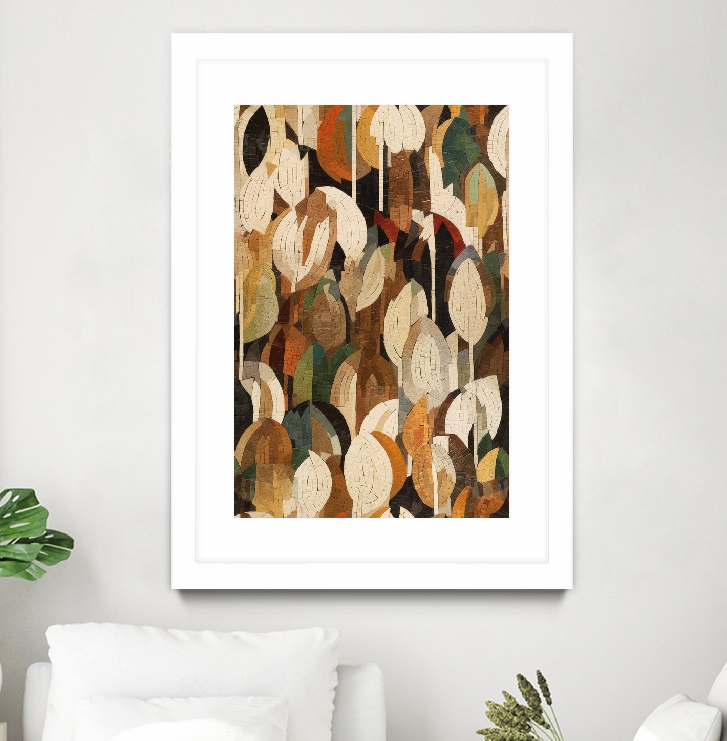 Mosaic Leafs by Treechild on GIANT ART - illustration mosaic