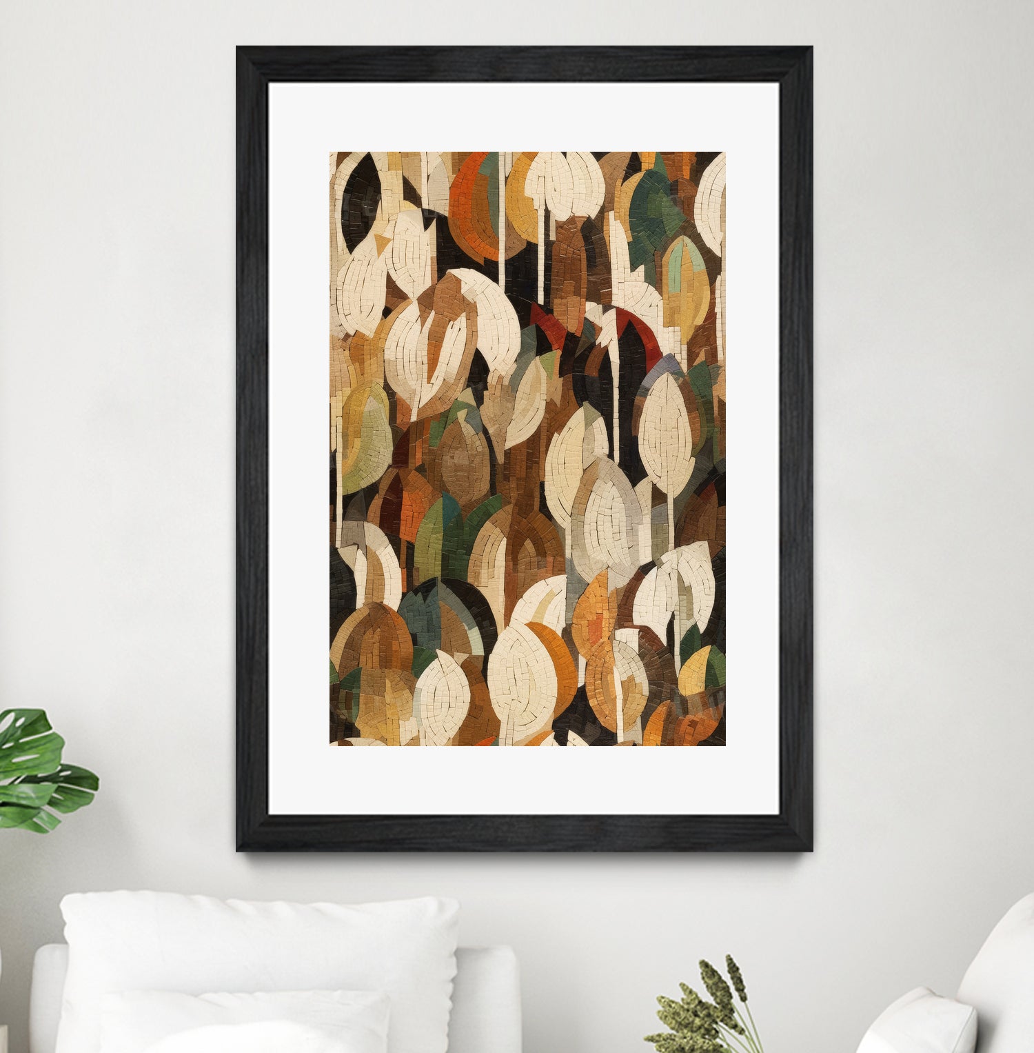 Mosaic Leafs by Treechild on GIANT ART - illustration mosaic