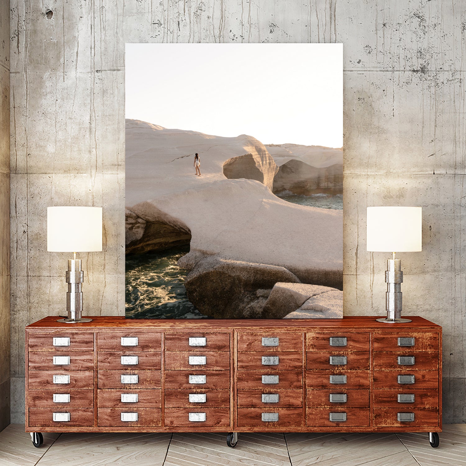 Moonscaping by Minorstep on GIANT ART - landscape cliffs