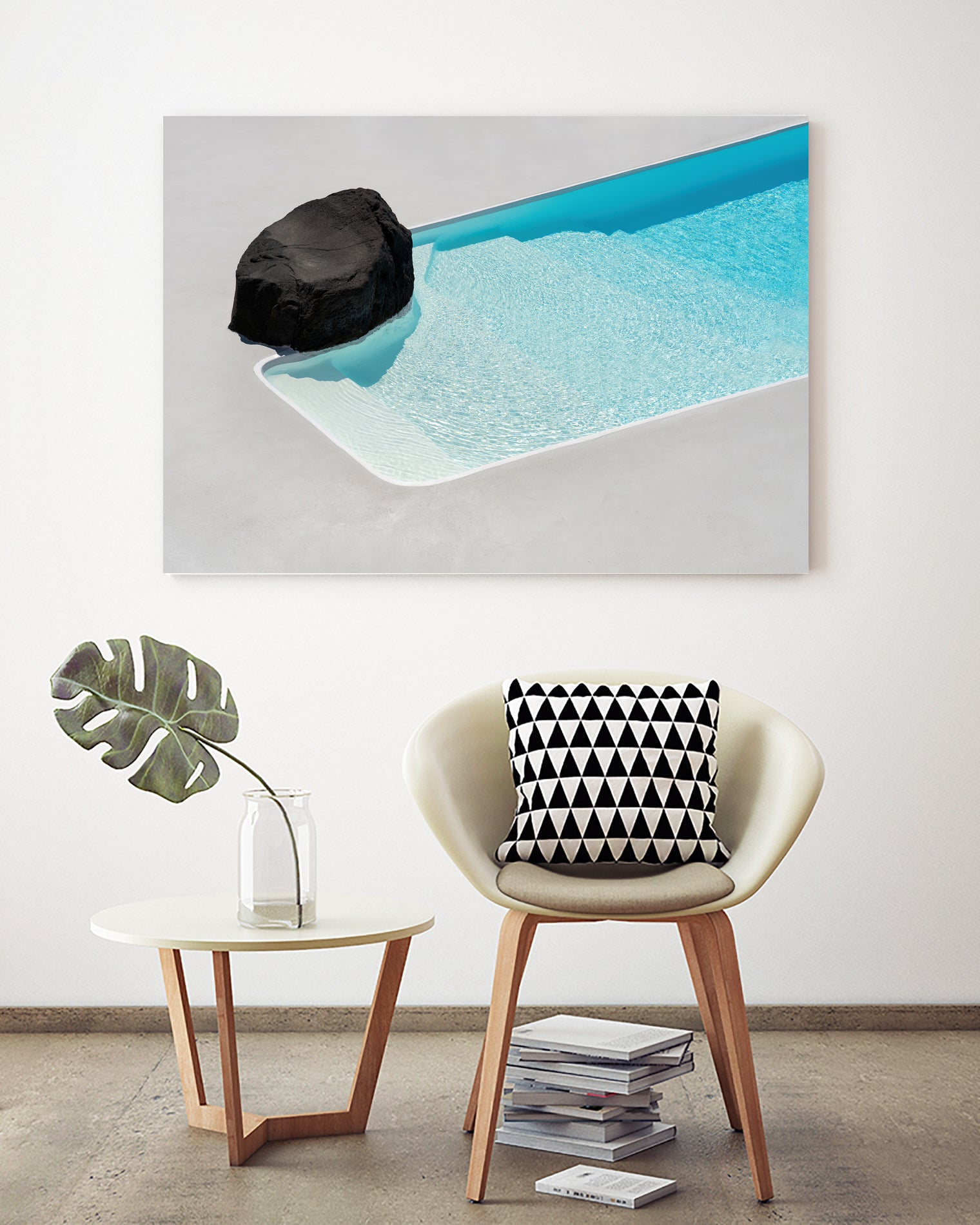 The Pool by Minorstep on GIANT ART - bleu photography greek