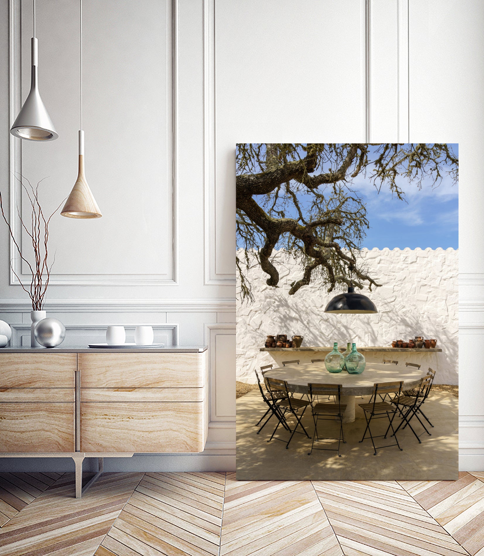 Round Table by Minorstep on GIANT ART - still life chair