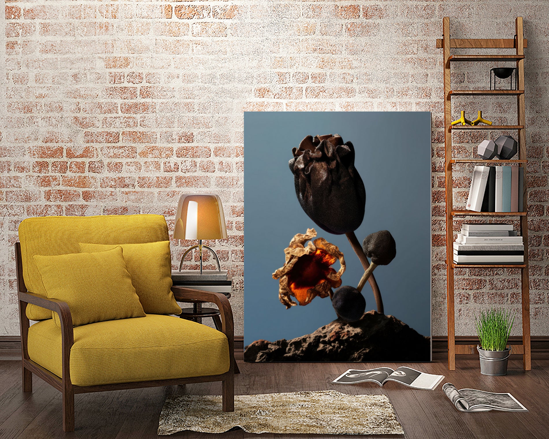 Still Life Flowers No2 by Minorstep on GIANT ART - flowers and plants flowers and plants