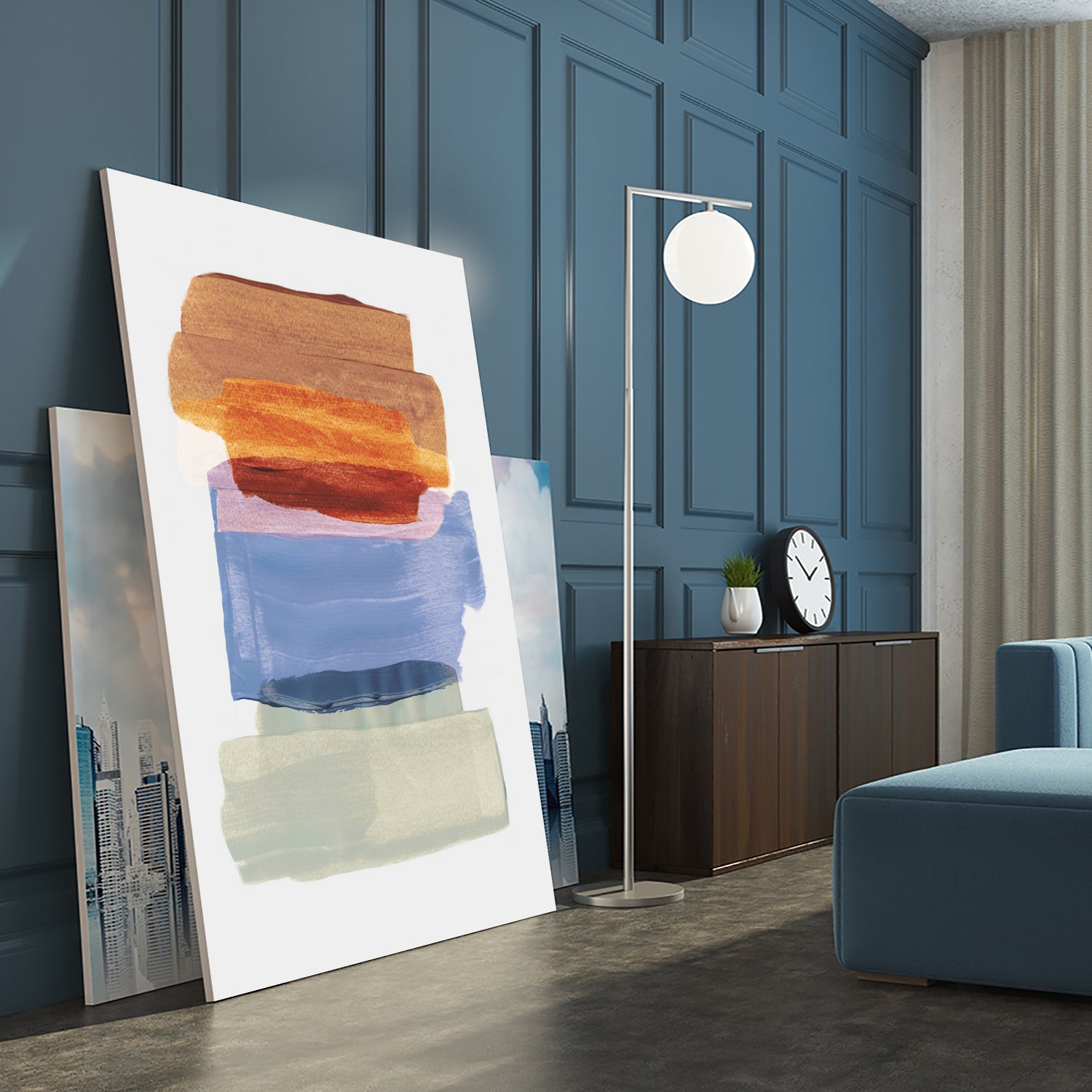 Abstract Brush Strokes 49 A1 by Mareike Bohmer on GIANT ART - abstract abstract abstract