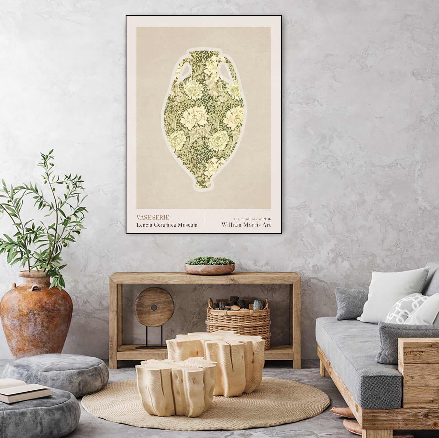 Wm Greek 10ratio 4x5 Print By Bohonewart by Emel Tunaboylu on GIANT ART - shape flowers and plants shape