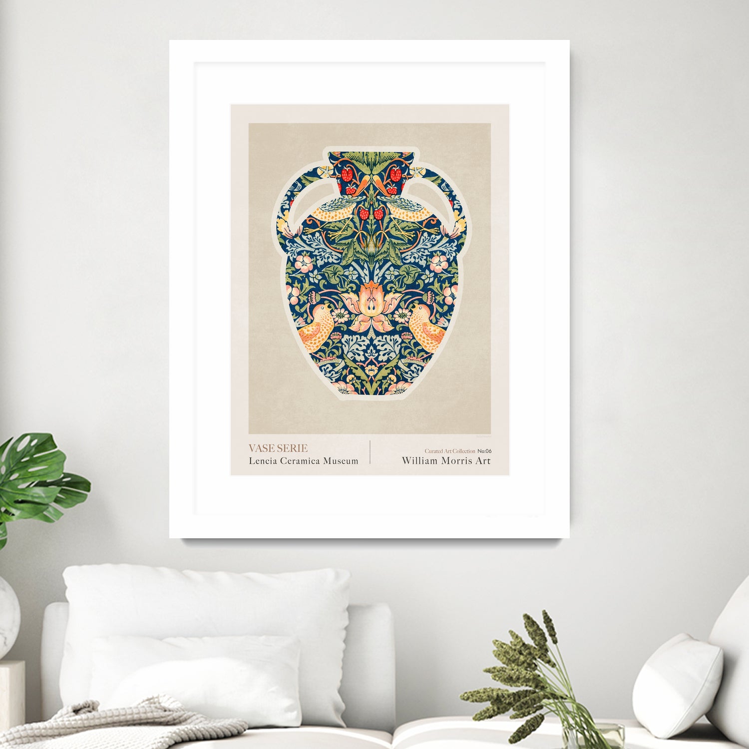 Wm Greek 06ratio 4x5 Print By Bohonewart by Emel Tunaboylu on GIANT ART - pattern flowers and plants pattern