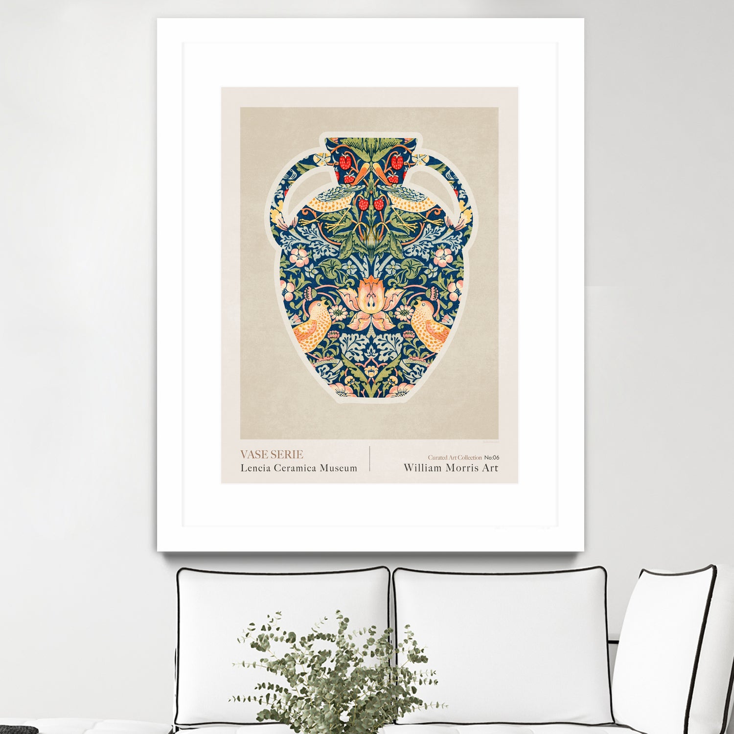 Wm Greek 06ratio 4x5 Print By Bohonewart by Emel Tunaboylu on GIANT ART - pattern flowers and plants pattern