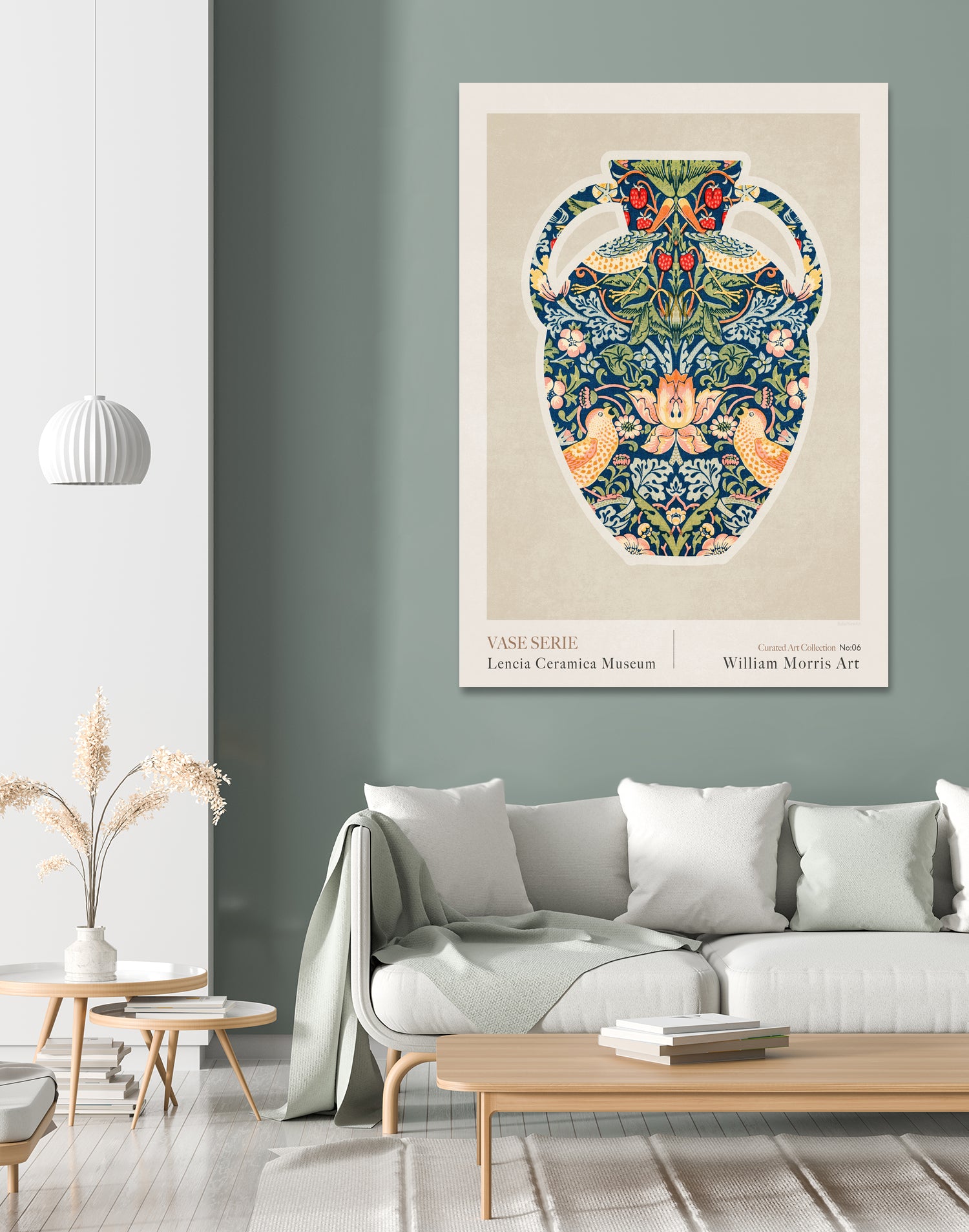 Wm Greek 06ratio 4x5 Print By Bohonewart by Emel Tunaboylu on GIANT ART - pattern flowers and plants pattern