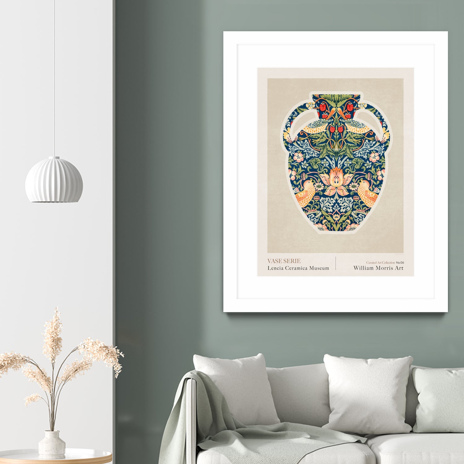Wm Greek 06ratio 4x5 Print By Bohonewart by Emel Tunaboylu on GIANT ART - pattern flowers and plants pattern