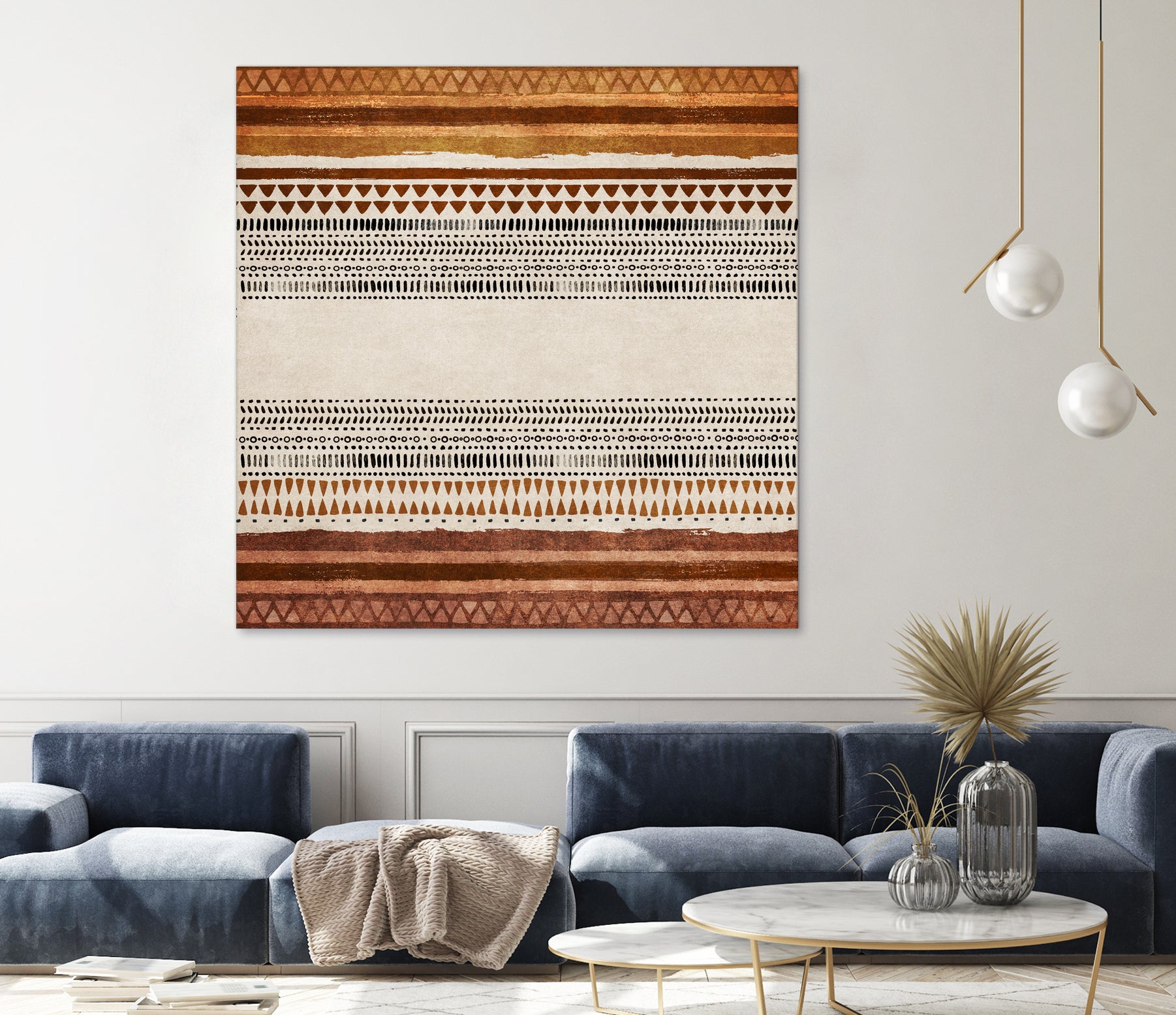 Tribal Rhythm by Emel Tunaboylu on GIANT ART - abstract tribal-wall-art
