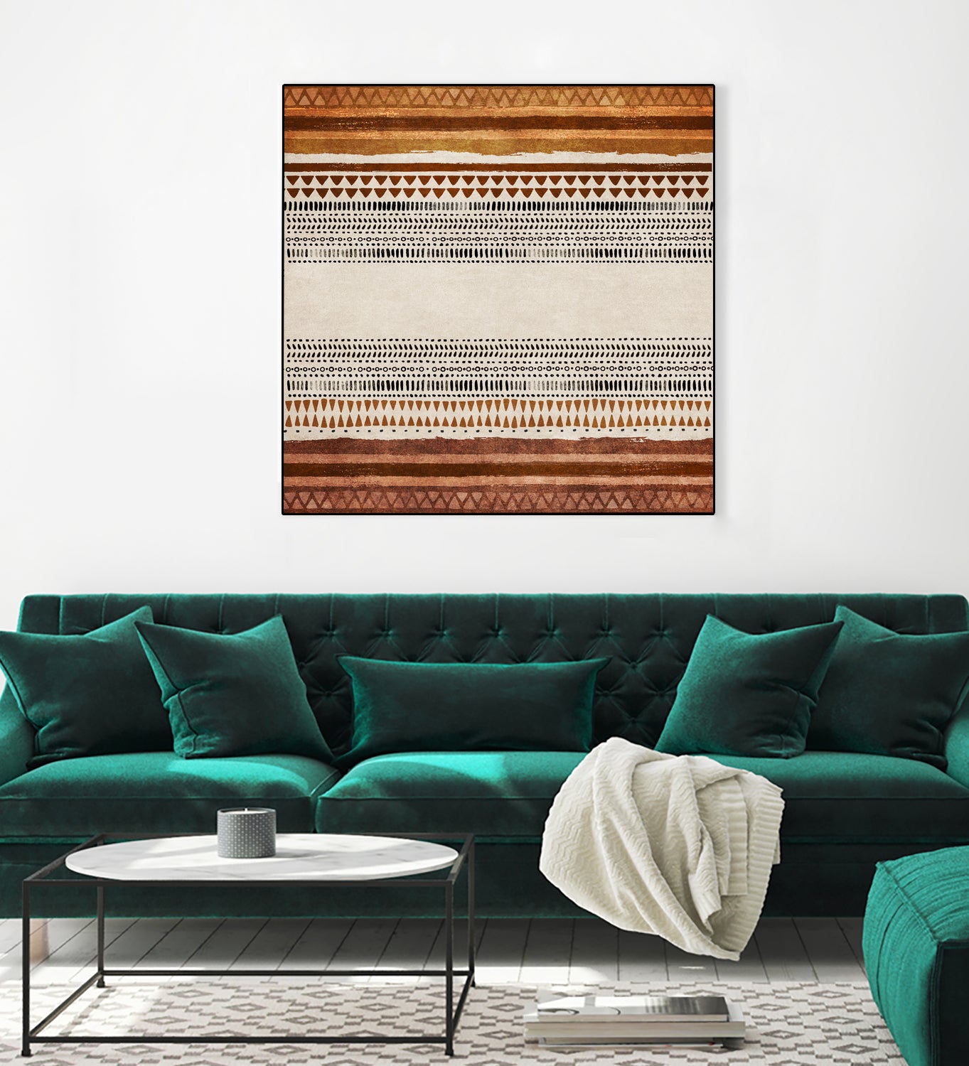 Tribal Rhythm by Emel Tunaboylu on GIANT ART - abstract tribal-wall-art