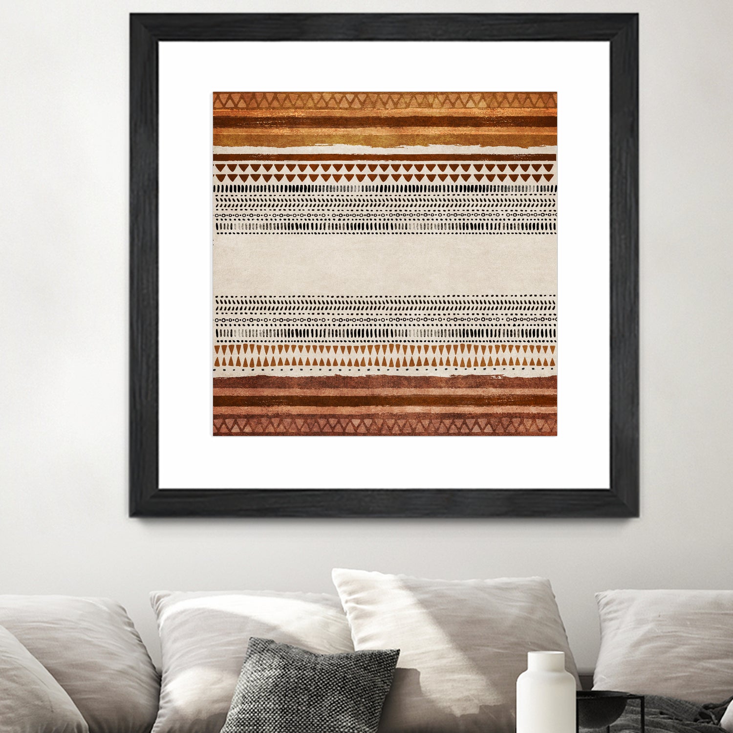 Tribal Rhythm by Emel Tunaboylu on GIANT ART - abstract tribal-wall-art