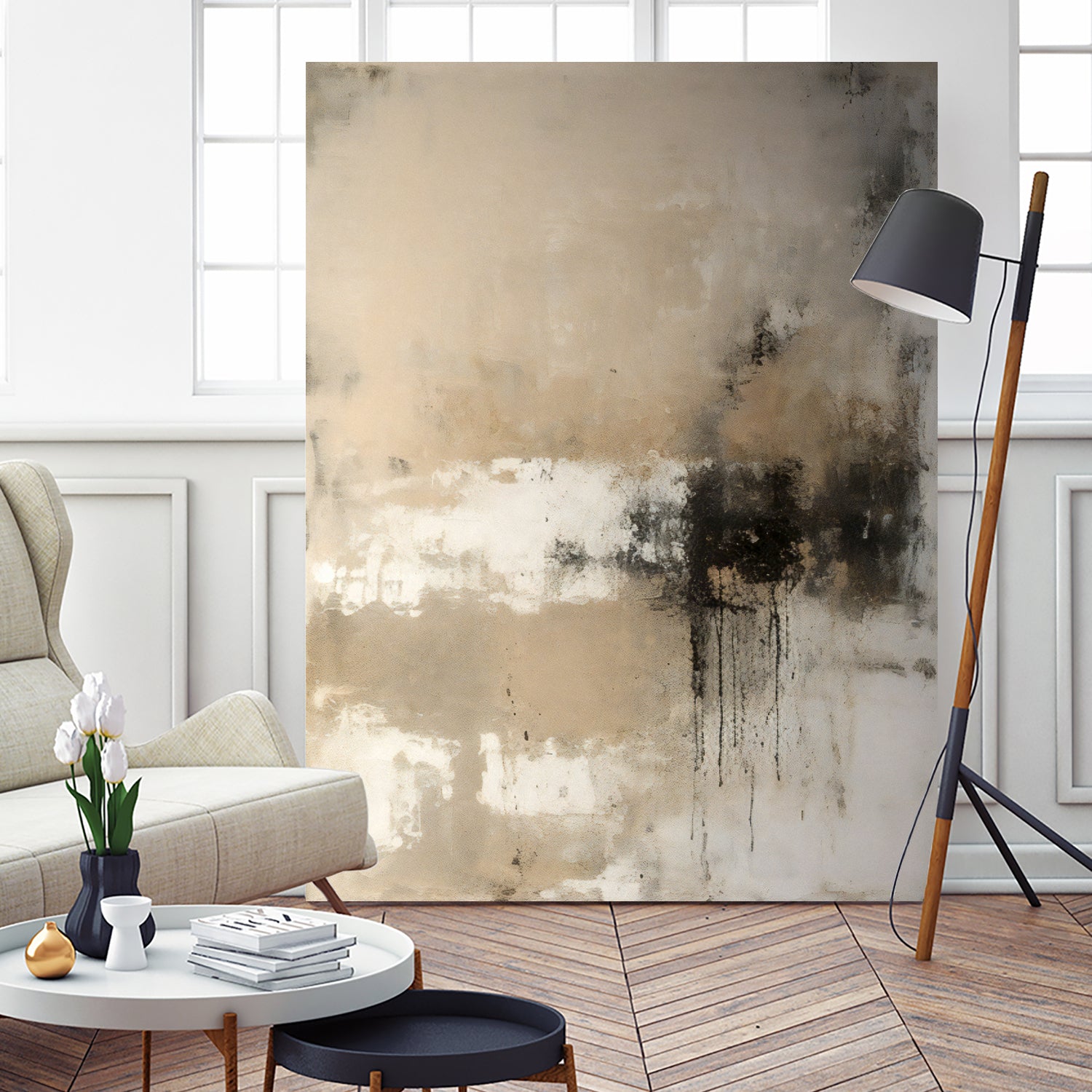 Op 4 by Emel on GIANT ART - illustration painting