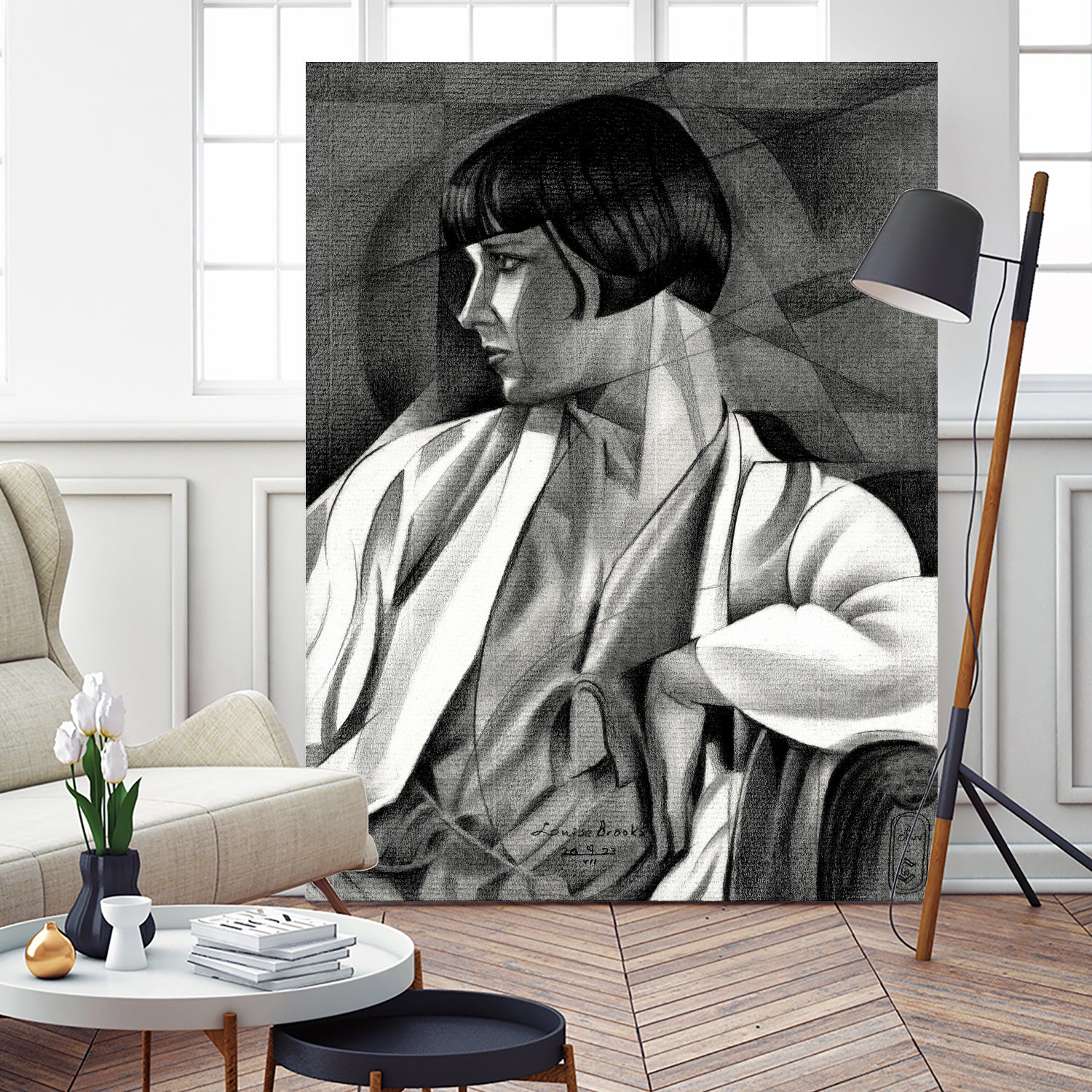 Louise Brooks 07 07 23 by Corne on GIANT ART - illustration louise brooks