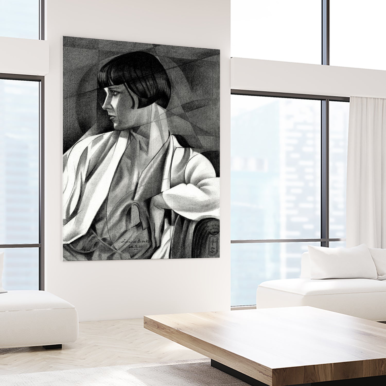 Louise Brooks 07 07 23 by Corne on GIANT ART - illustration louise brooks