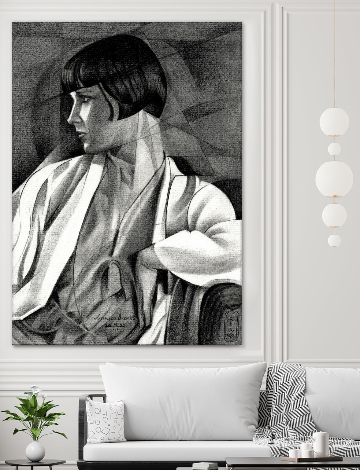 Louise Brooks 07 07 23 by Corne on GIANT ART - illustration louise brooks