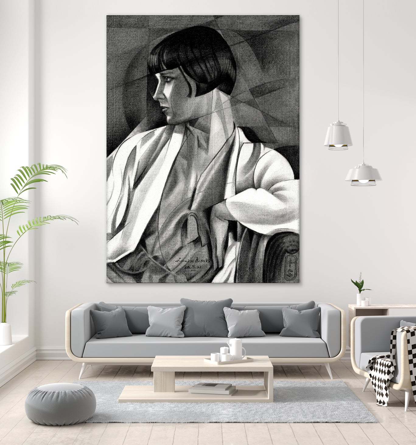 Louise Brooks 07 07 23 by Corne on GIANT ART - illustration louise brooks