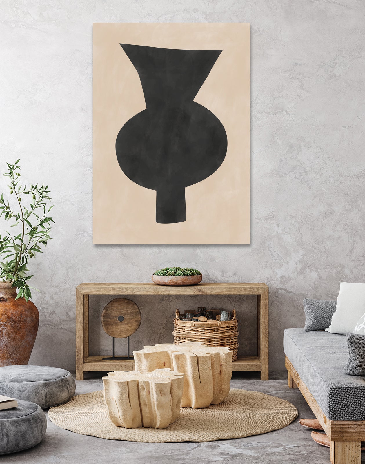 Black Vase Artwork by Elena on GIANT ART - photography black