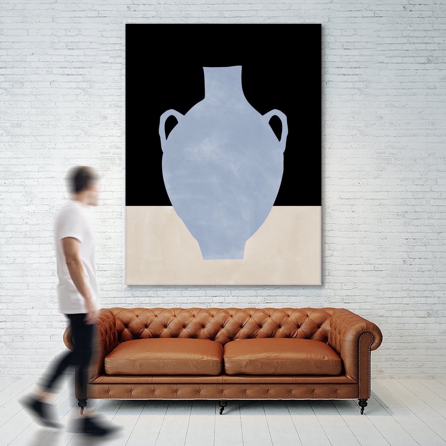 3x4 Aspectratio Indigo34 by Elena on GIANT ART - illustration vase