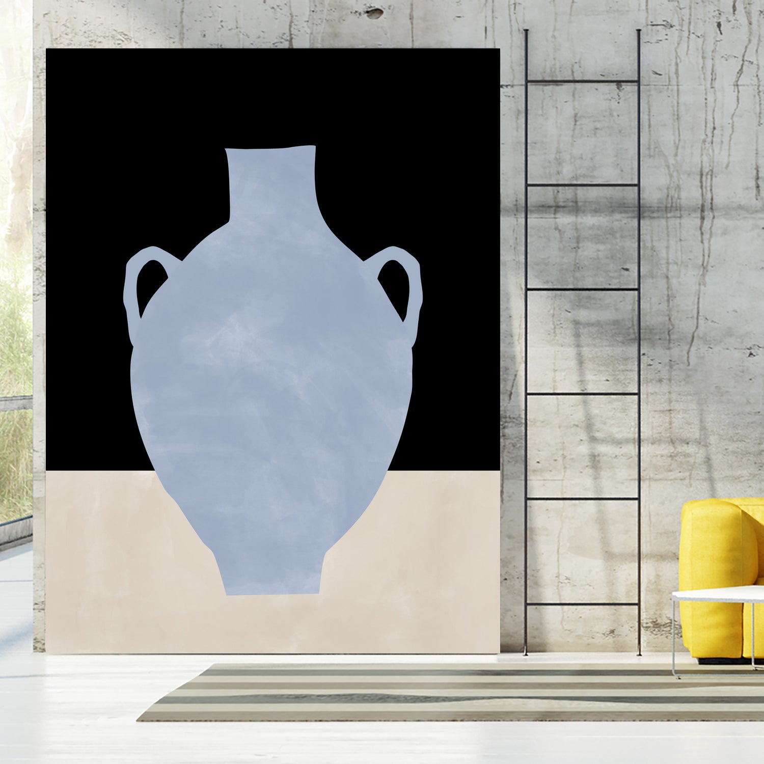 3x4 Aspectratio Indigo34 by Elena on GIANT ART - illustration vase