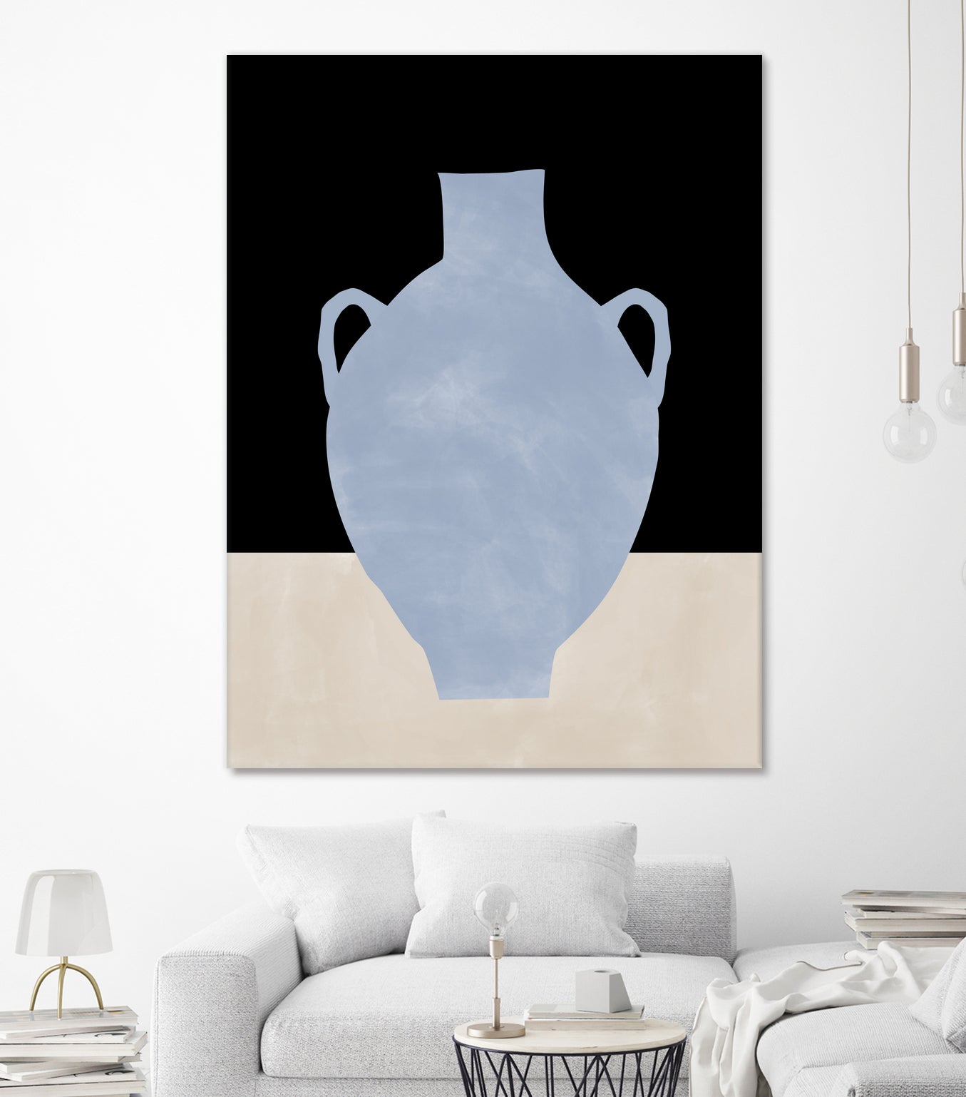 3x4 Aspectratio Indigo34 by Elena on GIANT ART - illustration vase