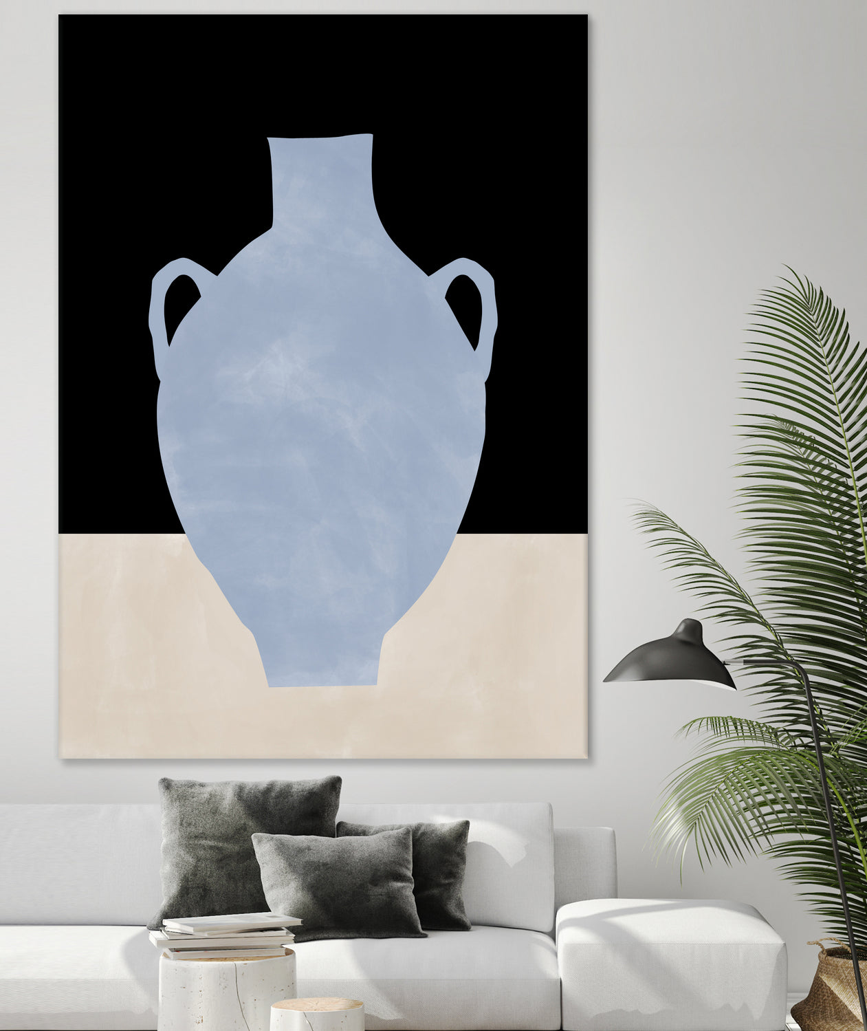 3x4 Aspectratio Indigo34 by Elena on GIANT ART - illustration vase