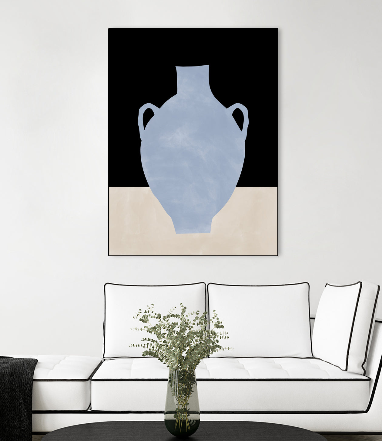 3x4 Aspectratio Indigo34 by Elena on GIANT ART - illustration vase