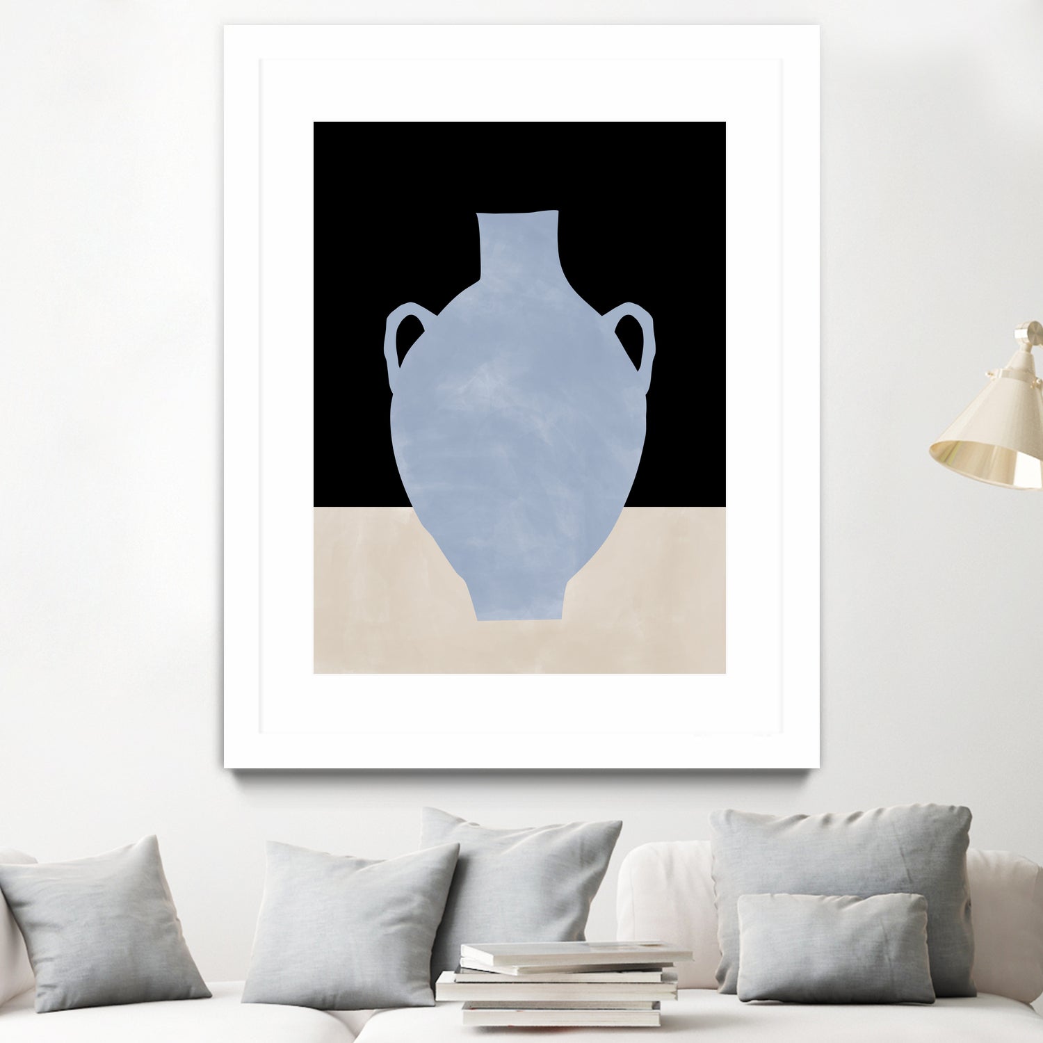 3x4 Aspectratio Indigo34 by Elena on GIANT ART - illustration vase