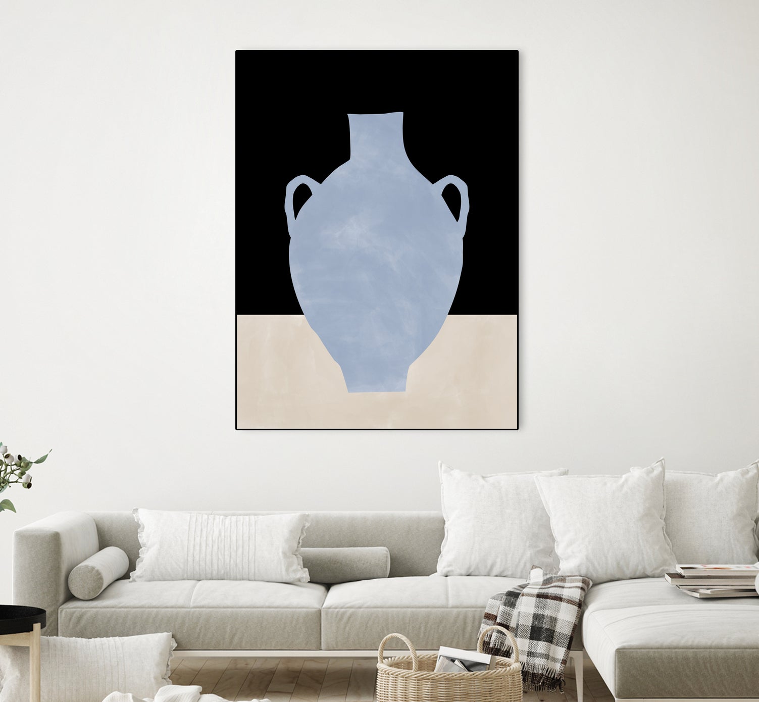 3x4 Aspectratio Indigo34 by Elena on GIANT ART - illustration vase