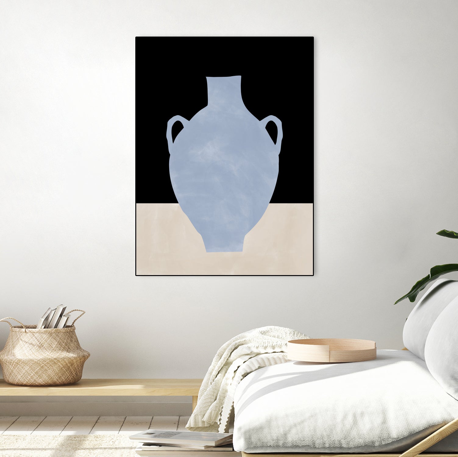 3x4 Aspectratio Indigo34 by Elena on GIANT ART - illustration vase