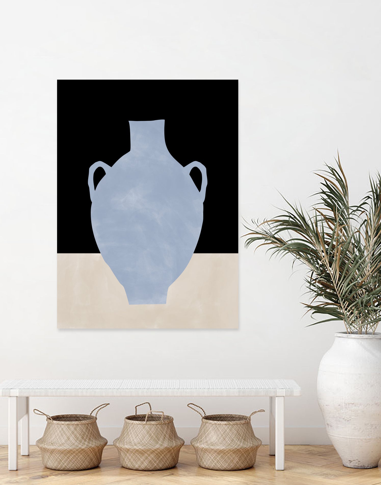 3x4 Aspectratio Indigo34 by Elena on GIANT ART - illustration vase