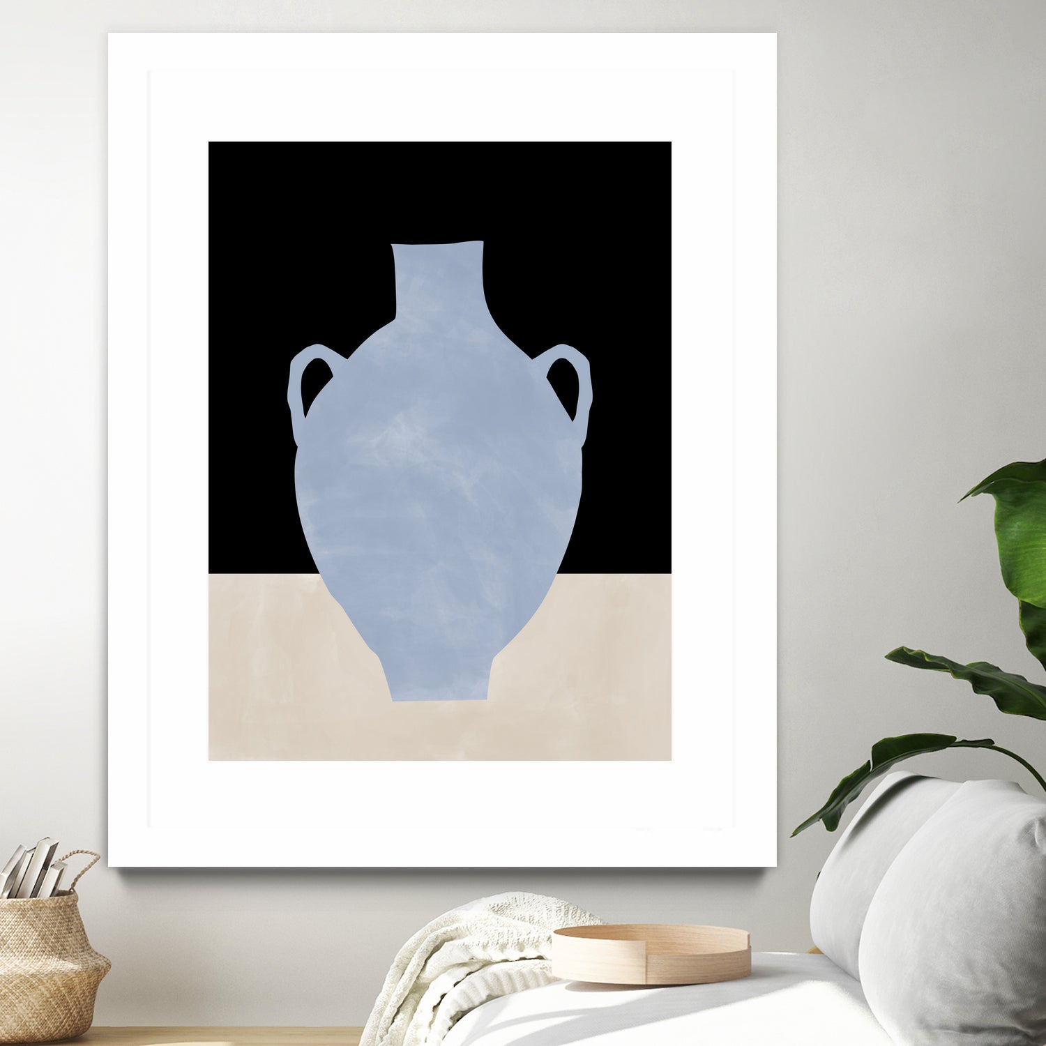 3x4 Aspectratio Indigo34 by Elena on GIANT ART - illustration vase