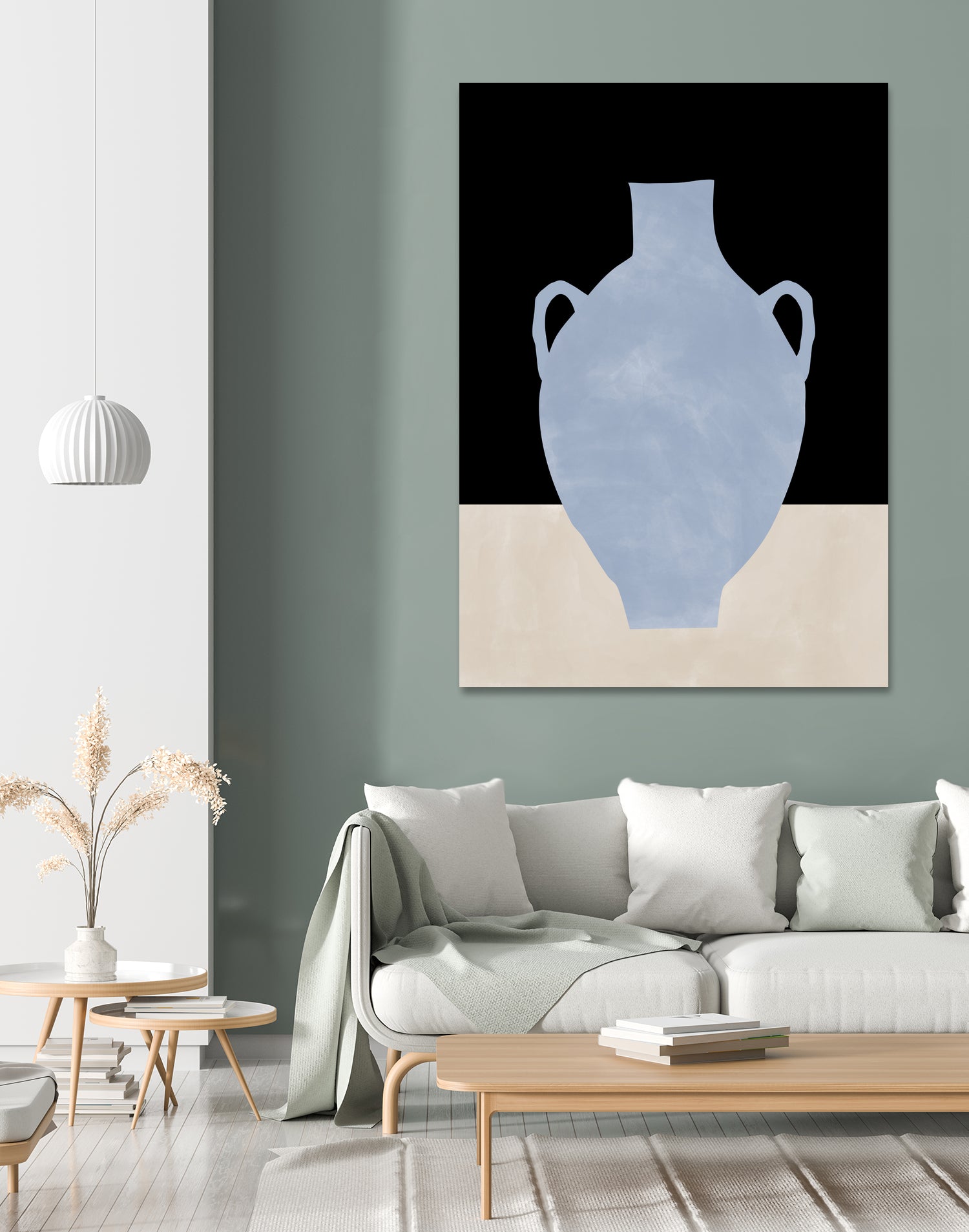 3x4 Aspectratio Indigo34 by Elena on GIANT ART - illustration vase