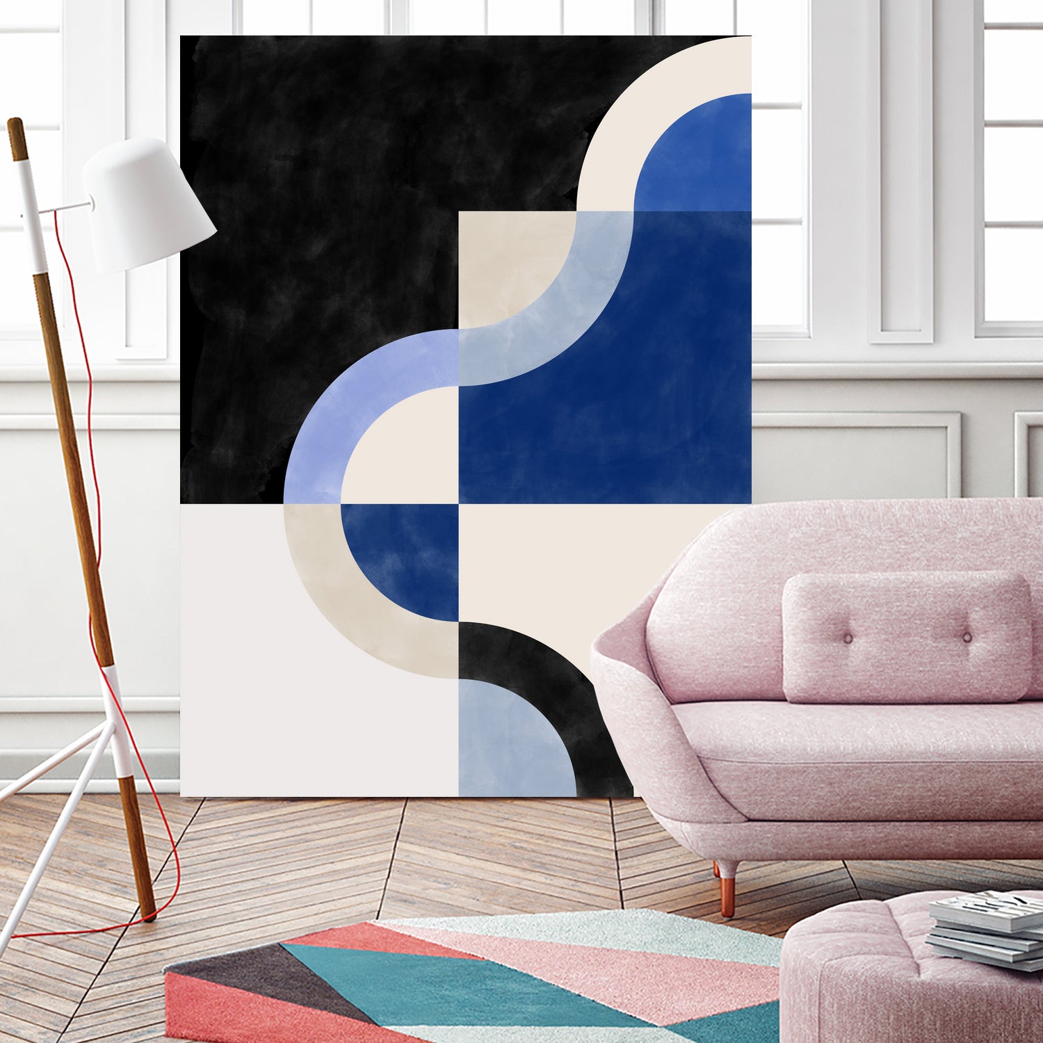 Curved Harmony by Elena Ristova on GIANT ART - abstract abstract