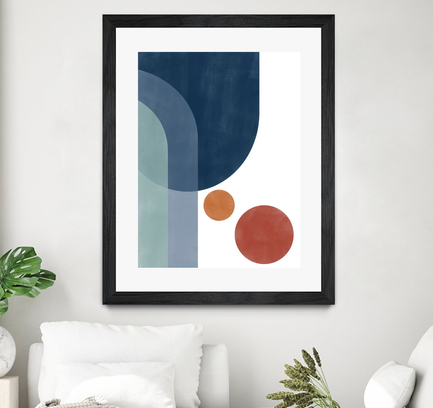 Overlapping Circles And Arches by Elena Ristova on GIANT ART - abstract abstract