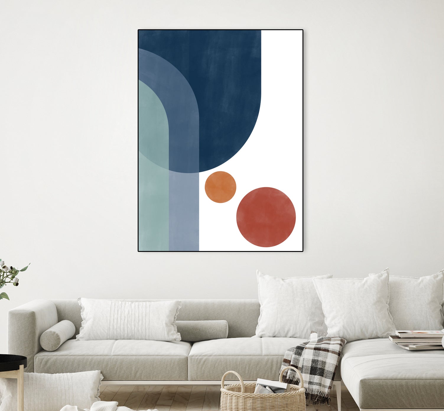 Overlapping Circles And Arches by Elena Ristova on GIANT ART - abstract abstract