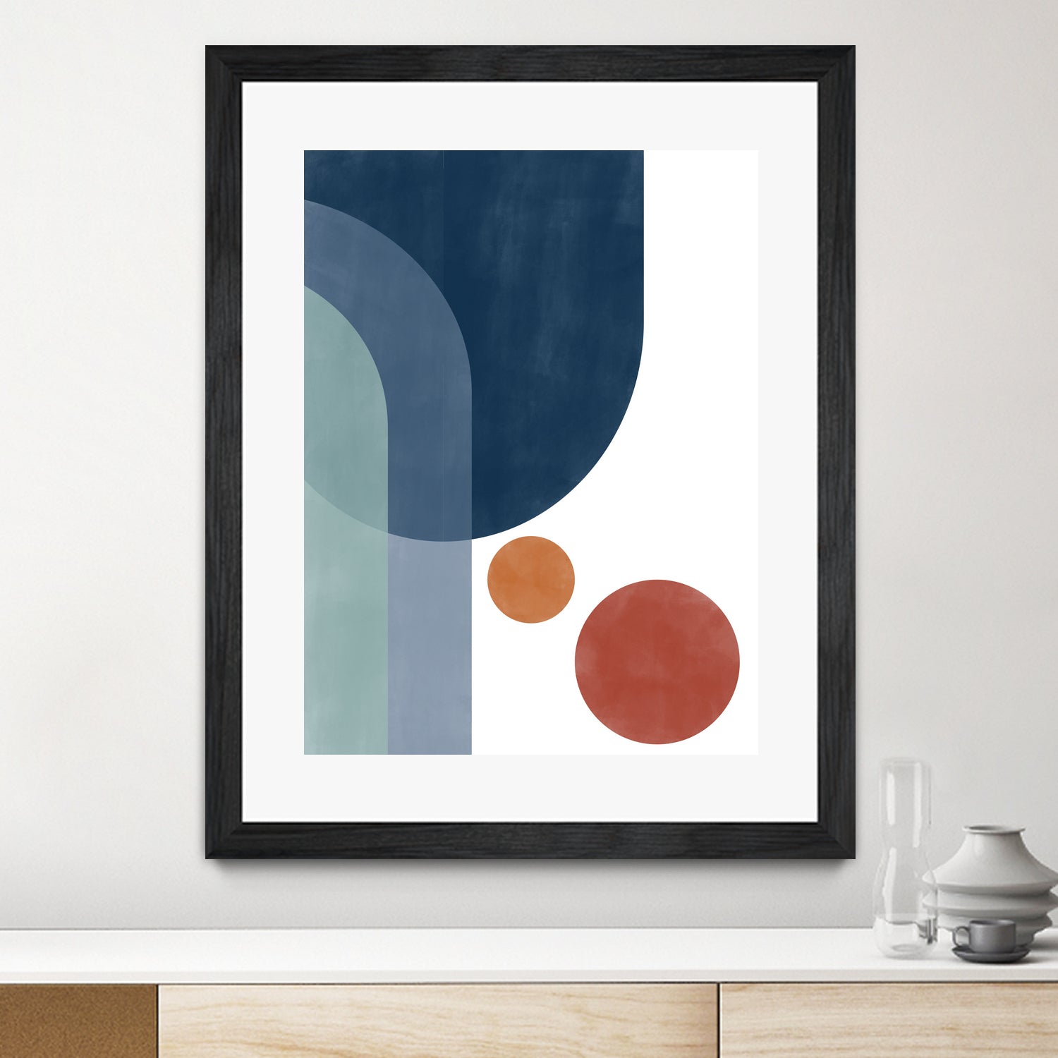 Overlapping Circles And Arches by Elena Ristova on GIANT ART - abstract abstract