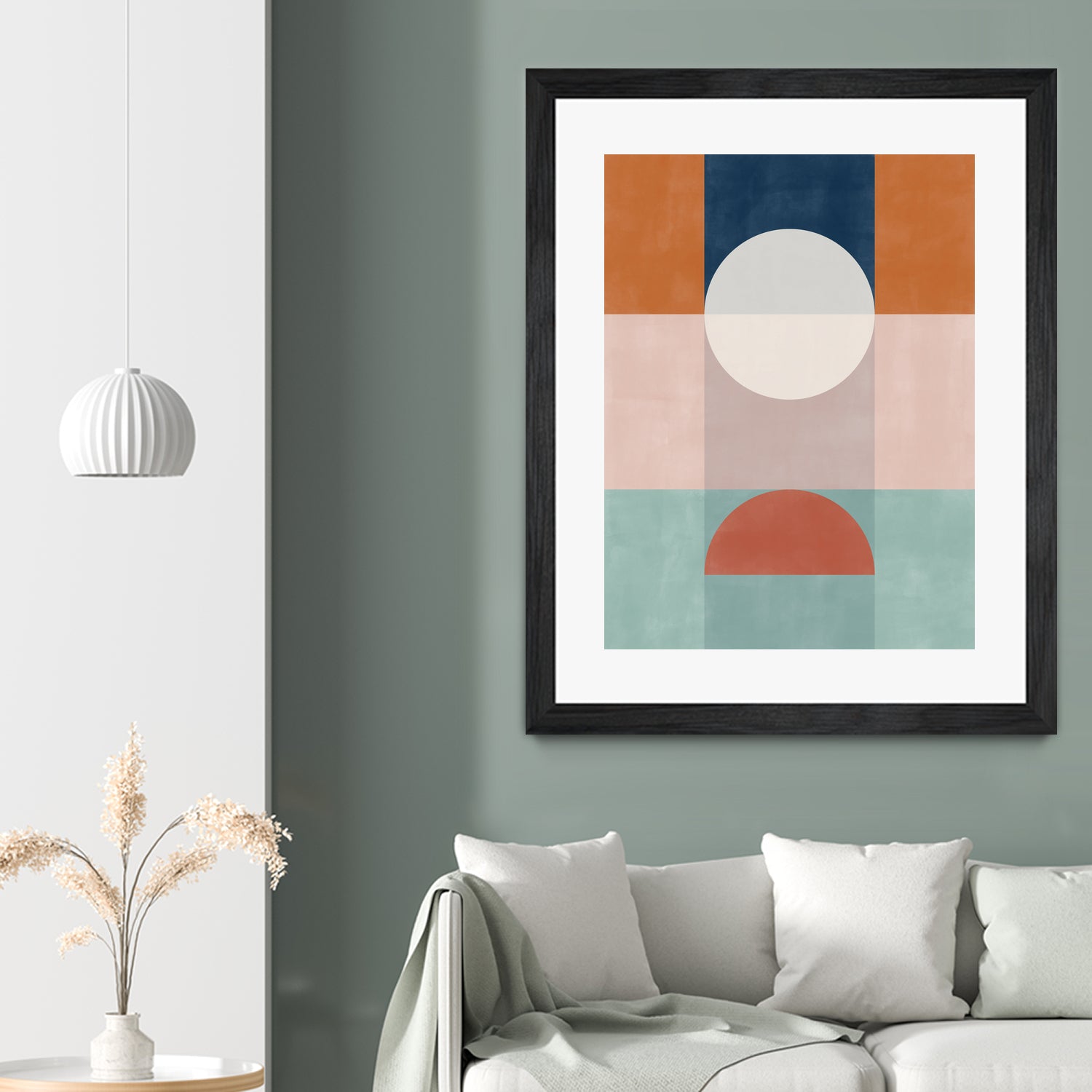Abstract Geometric Artwork With Earthy Tones by Elena Ristova on GIANT ART - abstract abstract