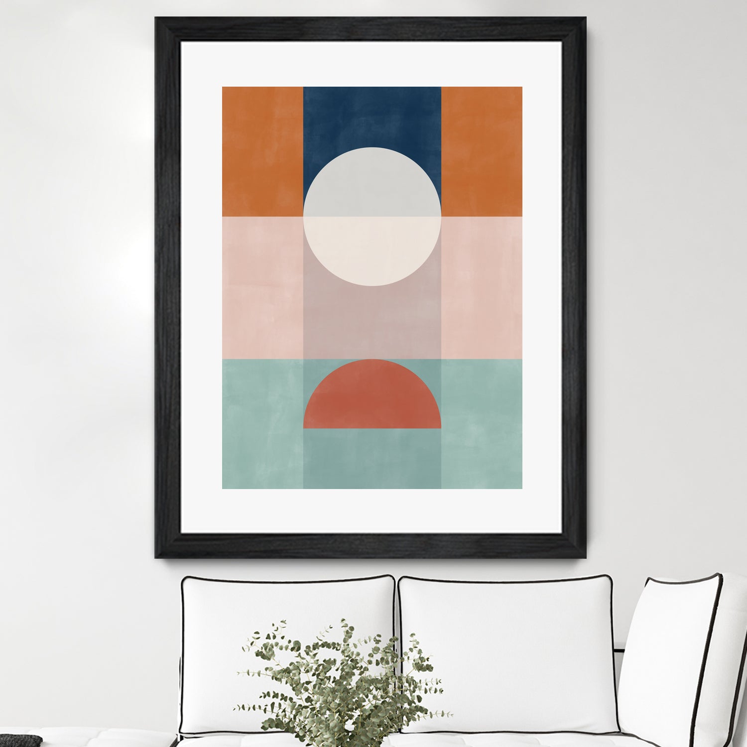 Abstract Geometric Artwork With Earthy Tones by Elena Ristova on GIANT ART - abstract abstract