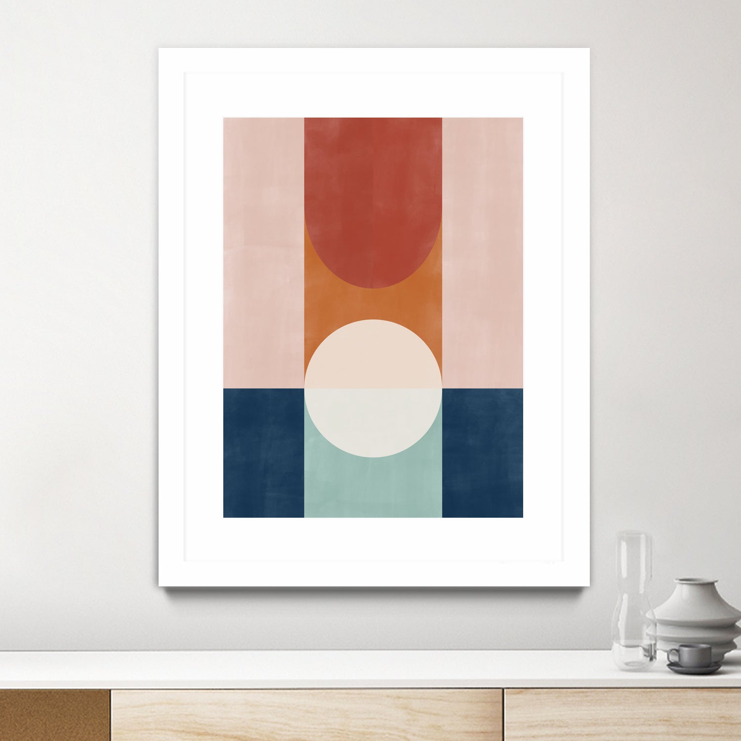 Abstract Design With Geometric Shapes by Elena Ristova on GIANT ART - abstract abstract