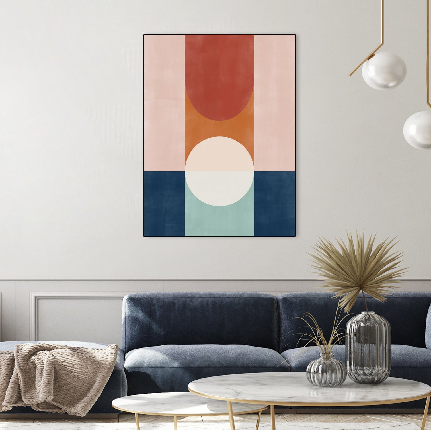 Abstract Design With Geometric Shapes by Elena Ristova on GIANT ART - abstract abstract