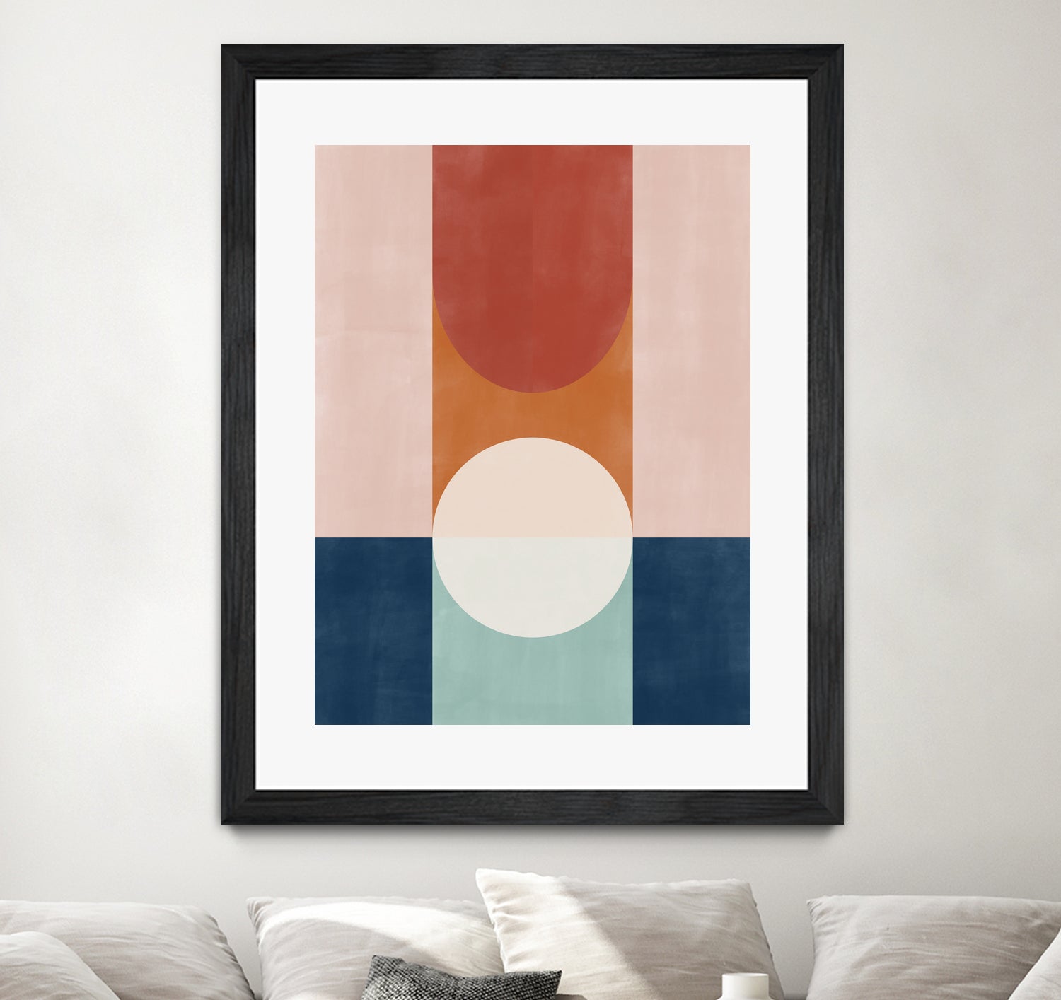 Abstract Design With Geometric Shapes by Elena Ristova on GIANT ART - abstract abstract