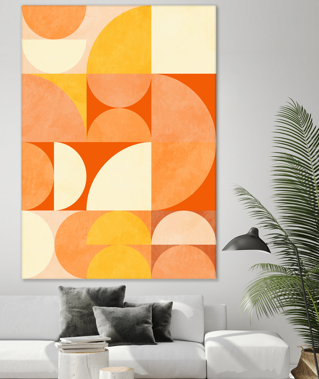 Spring Mid Rhapsody Orange 3 by Ana Rut Bre on GIANT ART - abstract abstract
