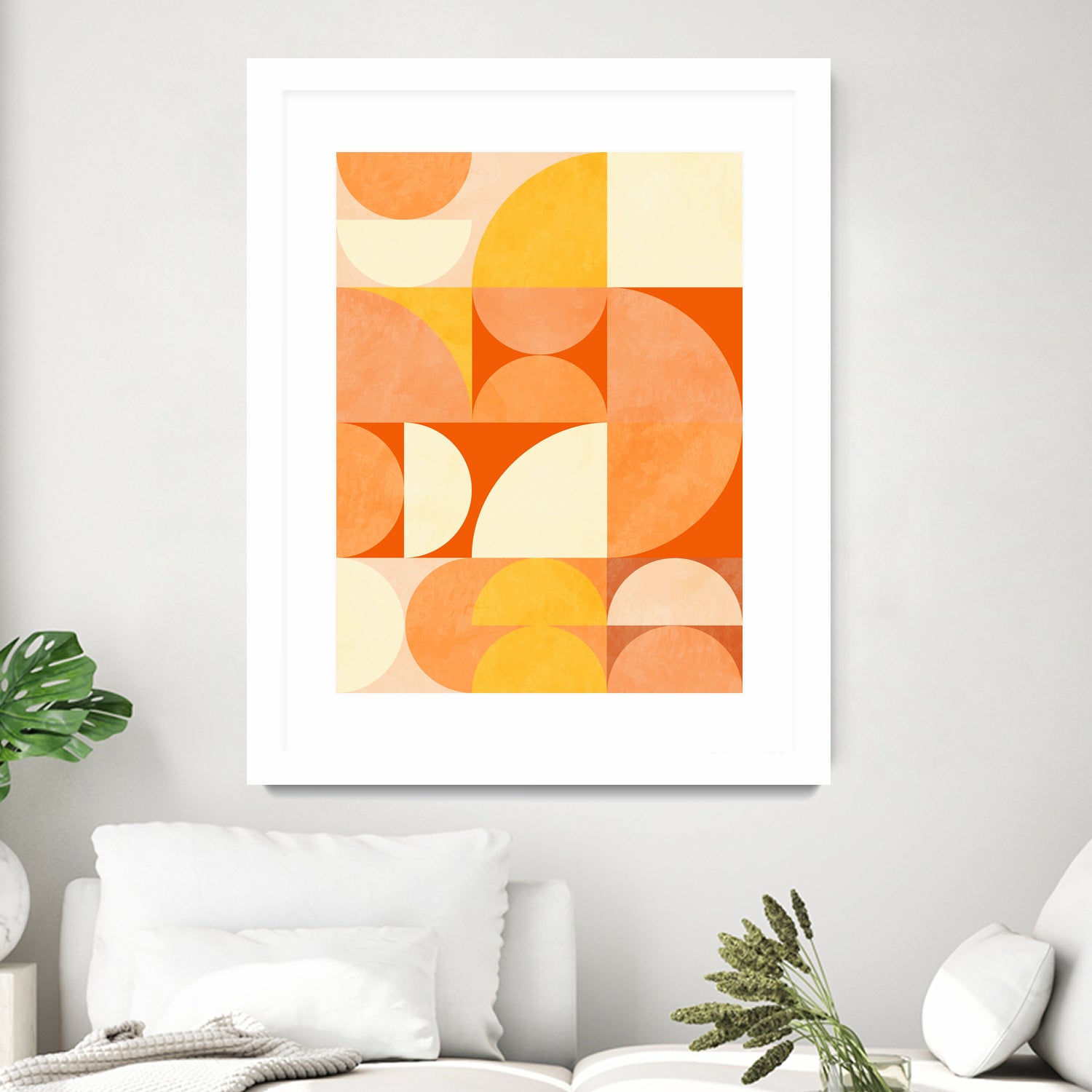 Spring Mid Rhapsody Orange 3 by Ana Rut Bre on GIANT ART - abstract abstract