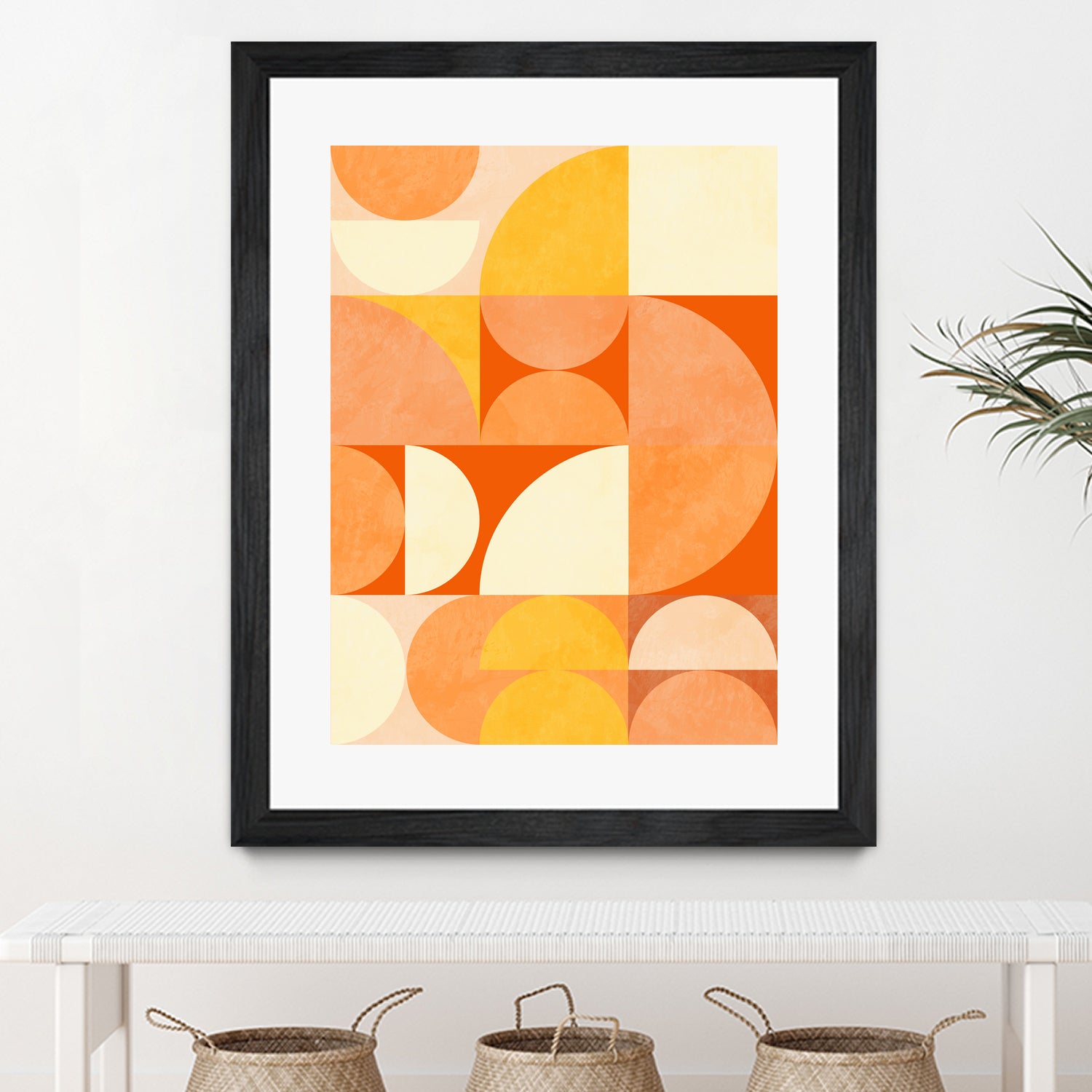 Spring Mid Rhapsody Orange 3 by Ana Rut Bre on GIANT ART - abstract abstract