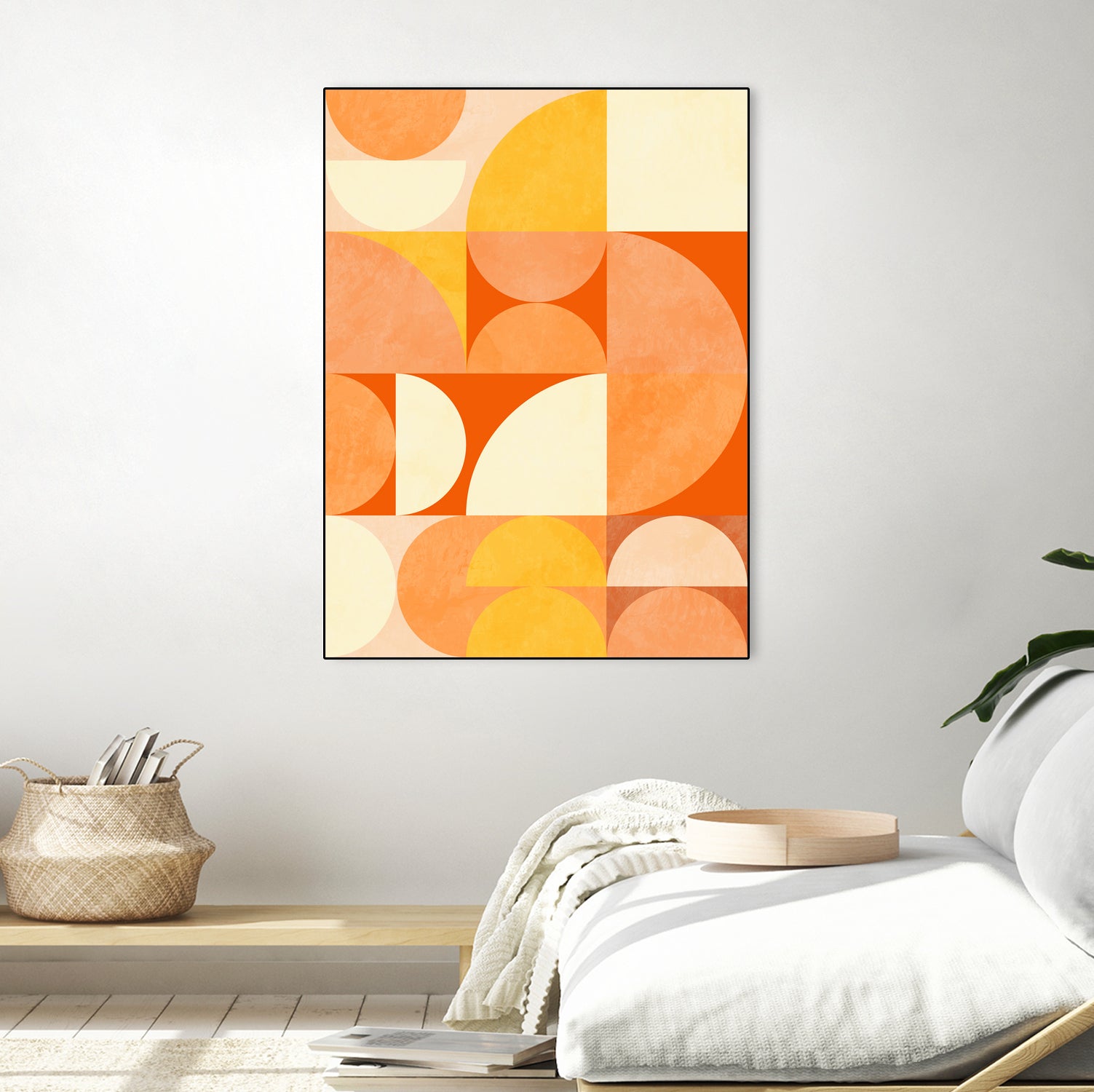 Spring Mid Rhapsody Orange 3 by Ana Rut Bre on GIANT ART - abstract abstract