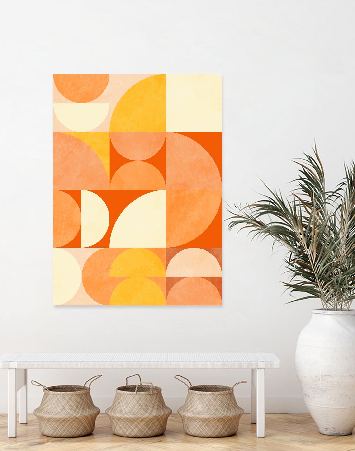 Spring Mid Rhapsody Orange 3 by Ana Rut Bre on GIANT ART - abstract abstract