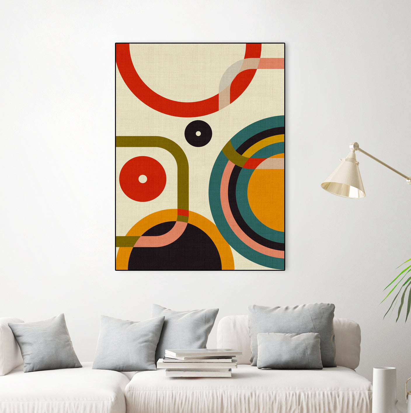 Mid Century Cirque by Ana Rut Bre on GIANT ART - abstract abstract