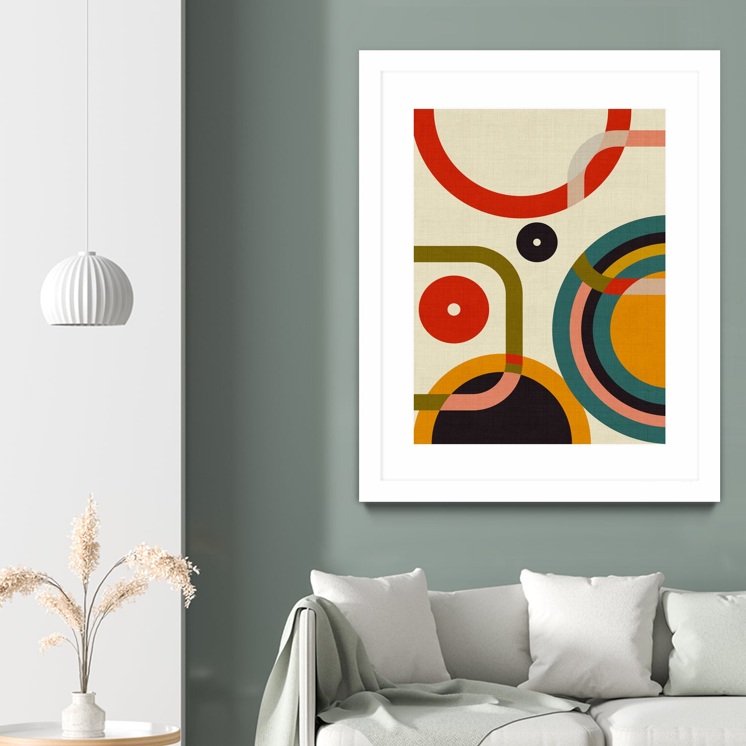 Mid Century Cirque by Ana Rut Bre on GIANT ART - abstract abstract