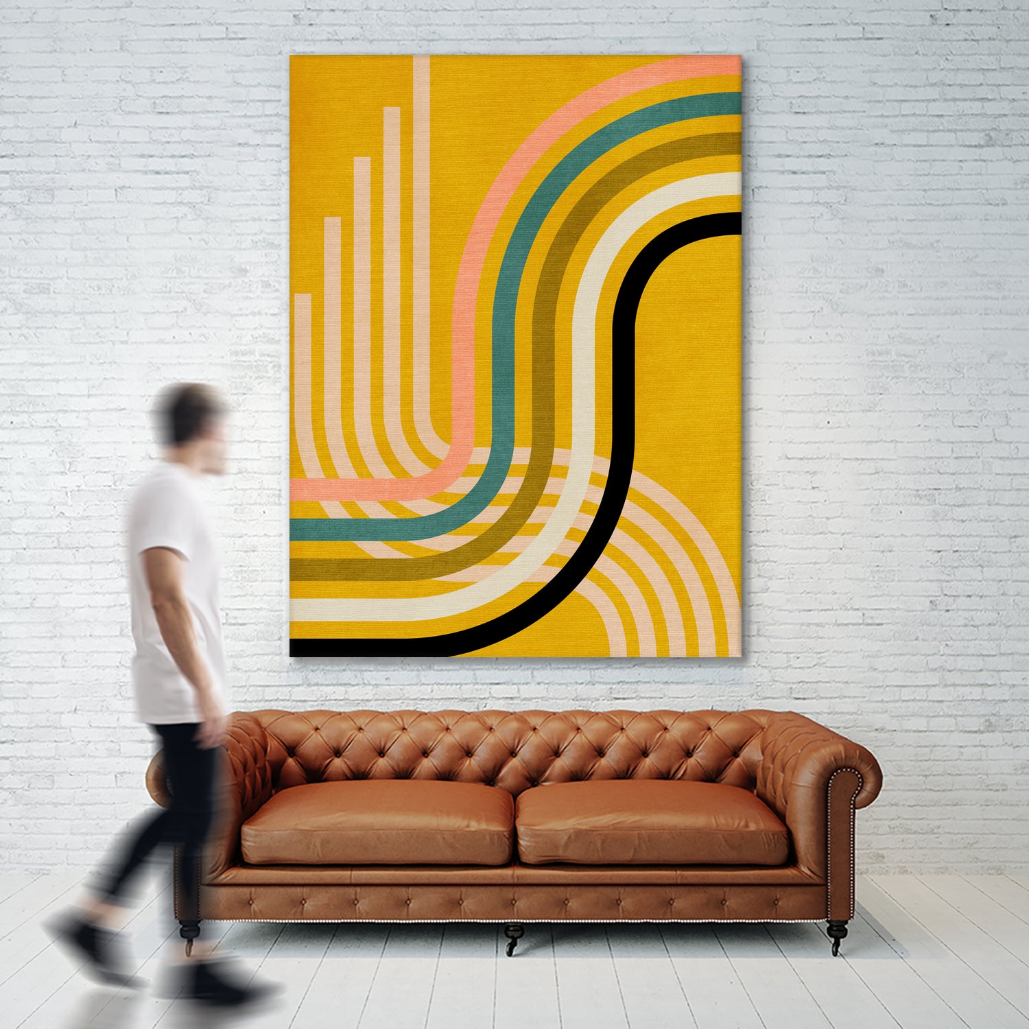 Rainbow Suns 9 Kopie by Ana Rut Bre on GIANT ART - abstract abstract