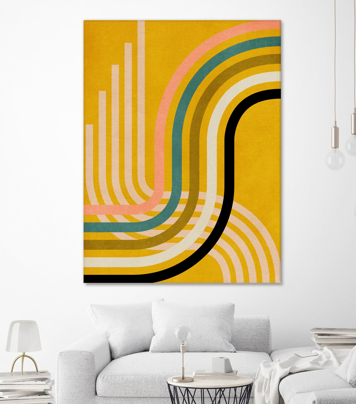 Rainbow Suns 9 Kopie by Ana Rut Bre on GIANT ART - abstract abstract